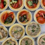 Picture of Truffle Mushroom & Tomato Capers Canape Catering Box